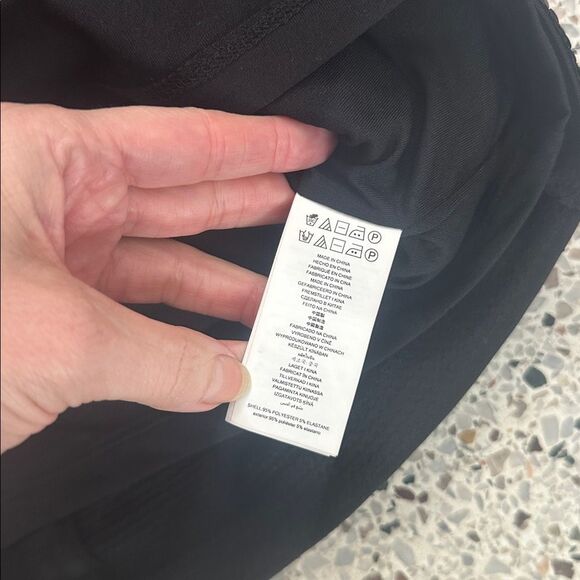 Michael Kors black sequin short sleeve top blouse XS back zip - Picture 7 of 8